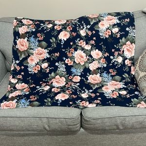 Floral Swaddle Blanket
